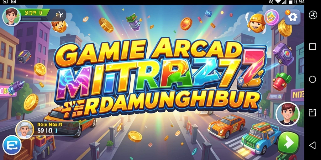 Screenshot gameplay MITRA77 yang menampilkan aksi seru dan tantangan arcade.