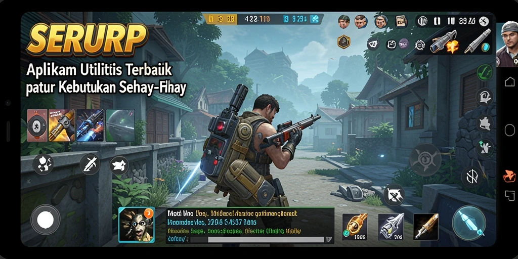 Screenshot utama SERURP yang menunjukkan fitur pengingat dan catatan.